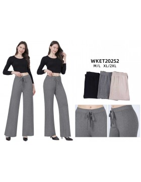 Spodnie Dzianinowe Luźne Damskie  M-2XL model WKET20252