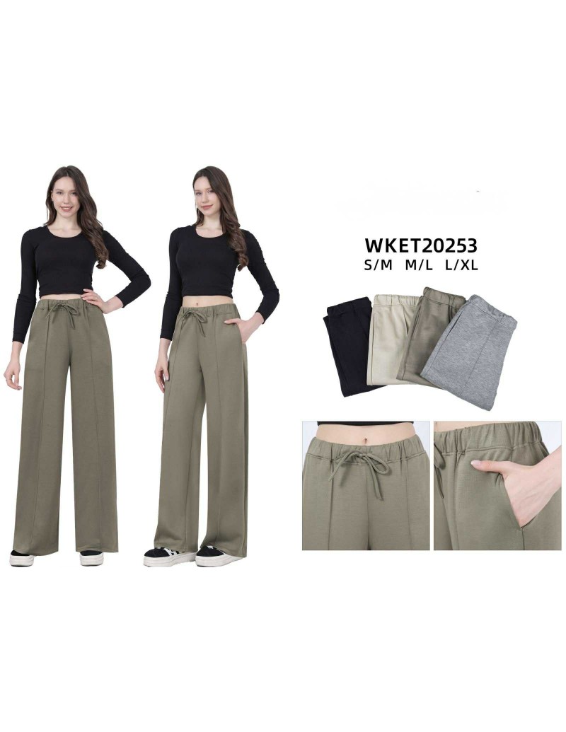 Spodnie Damskie Luźne z Kieszeniami S-XL model WKET20253
