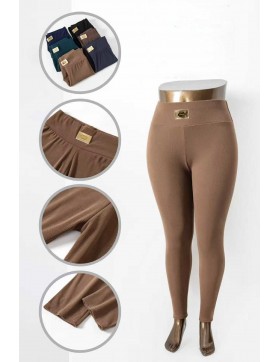 Legginsy Damskie Wysoki Stan S–3XL PW-0229-8