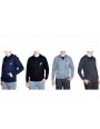 Bluza męska ocieplana rozpinana z Kapturem  KBZ002
