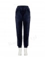 Spodnie damskie welurowe dresowe plus size 2XL-7XL KW032