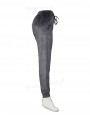 Spodnie damskie welurowe dresowe plus size 2XL-7XL KW032