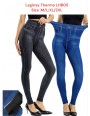 Legginsy Dżinsowe Ocieplane Damskie LHB05
