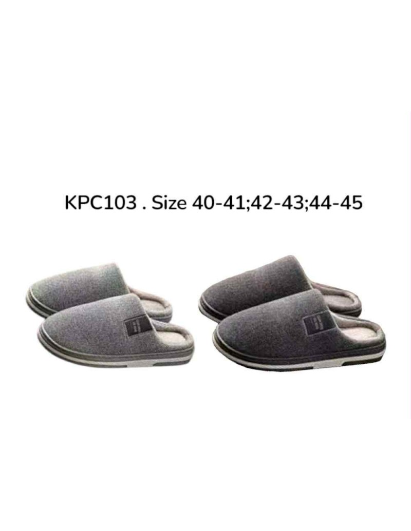 Klapki Męskie Zimowe KPC103