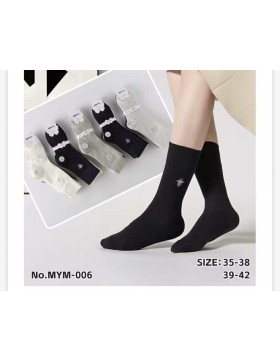 Skarpety Damskie Zwykły Bawełniane prenium MYM-006