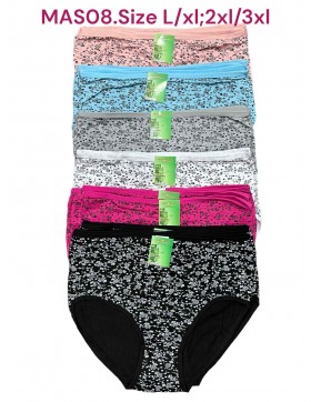 Majtki Damskie bambusowe L-2XL MAS08