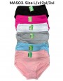 Majtki Damskie Wysoki Stan L-2XL MAS03