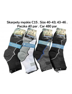 Skarpety Sportowe Męskie C15