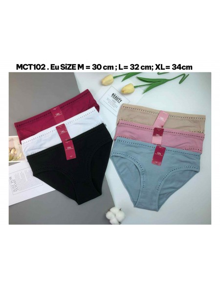Majtki damskie bawełniane klasyczne MTC102