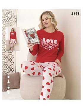 Piżama Rinda Bawełna Damskie od M-2XL 5638