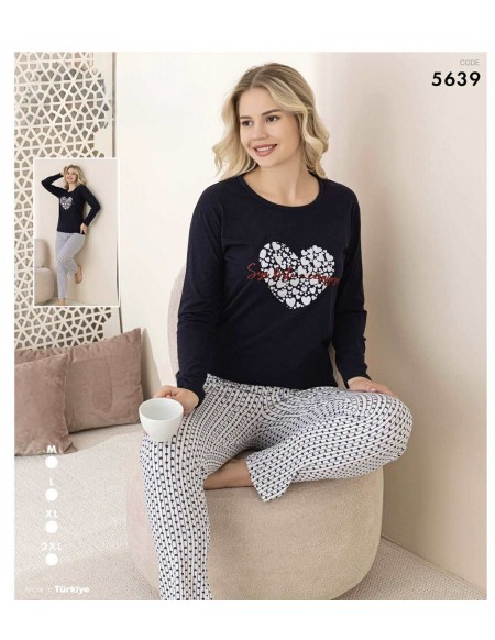 Piżama Rinda Bawełna Damskie od M-2XL 5639