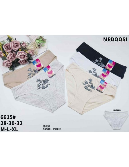 Majtki damskie bawełniane MEDOOSI M-XL no. 6615