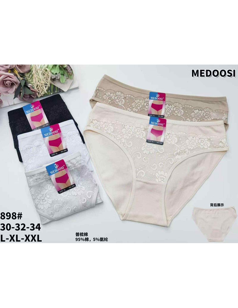Majtki damskie bawełniane MEDOOSI L-XXL no.898