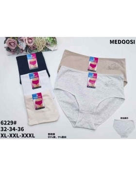 Majtki damskie bawełniane MEDOOSI XL-3XL no.6229