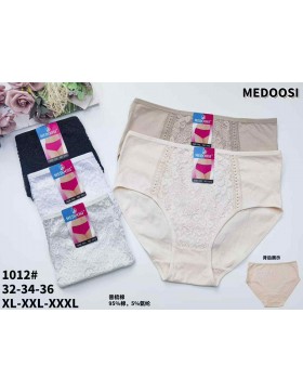 Majtki damskie bawełniane MEDOOSI XL-3XL no.1012