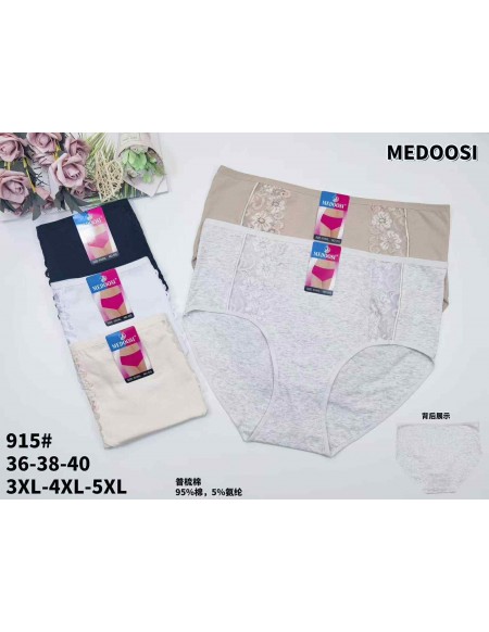 Majtki damskie bawełniane MEDOOSI 3XL-5XL no.915