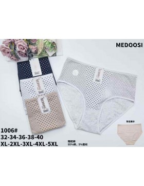 Majtki damskie bawełniane MEDOOSI 3XL-5XL no.1006