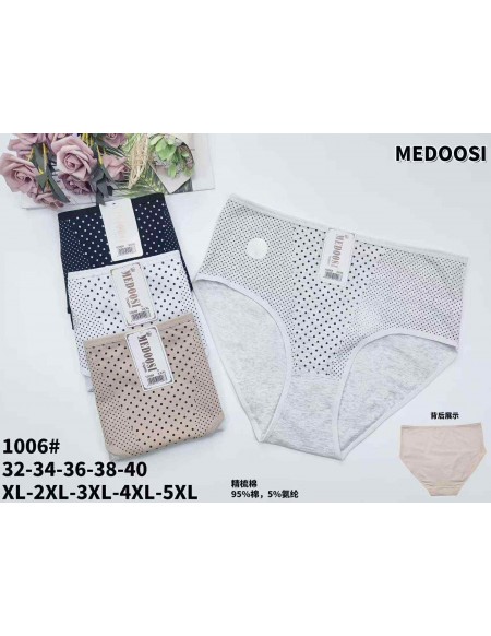 Majtki damskie bawełniane MEDOOSI 3XL-5XL no.1006