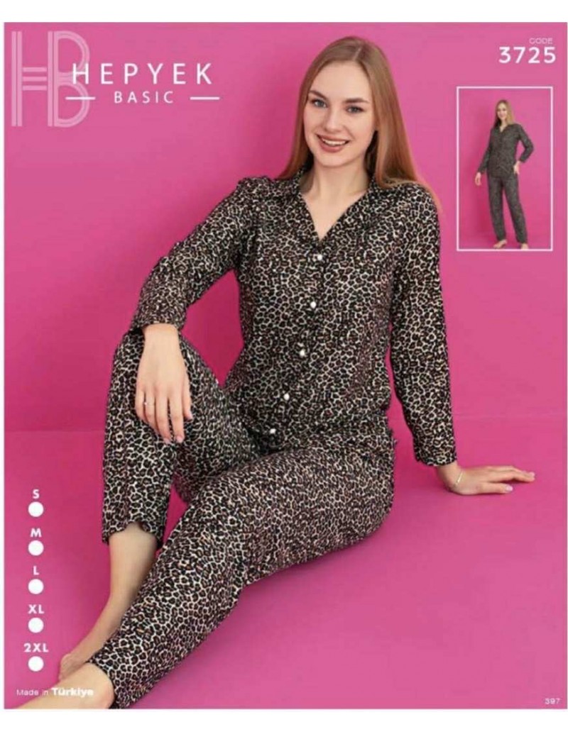 Piżama Bawełniana Damskie Nice od S-2XL 3725