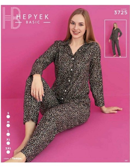 Piżama Bawełniana Damskie Nice od S-2XL 3725