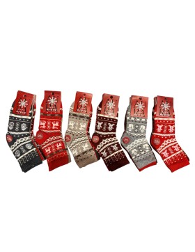 Skarpety Młodzieżowe Świąteczne AURAVIA 28-35 N0: STGV2980