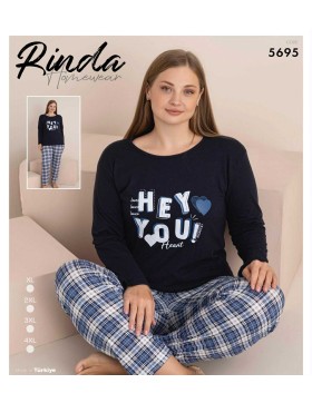 Piżama Rinda Bawełna Damskie od XL-4XL 5695