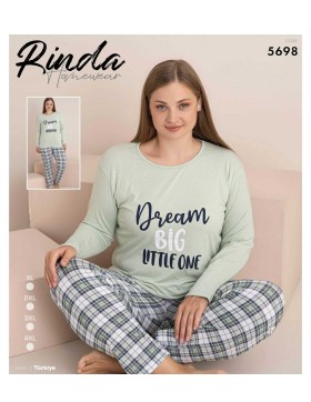 Piżama Rinda Bawełna Damskie od XL-4XL 5698