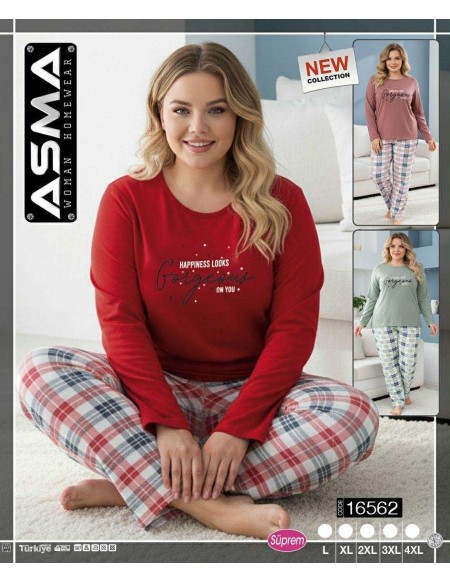 Piżama Asma Bawełna Damskie od L-4XL 16562