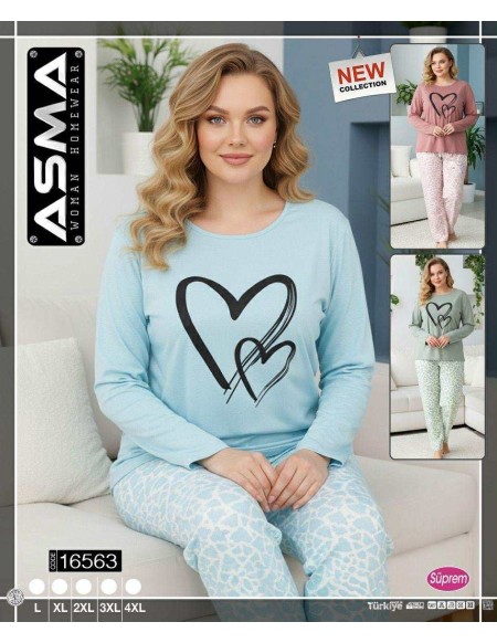 Piżama Asma Bawełna Damskie od L-4XL 16563