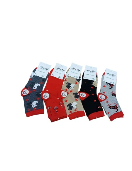 Skarpety Damskie Walentynkowe AURAVIA N0: NZP721