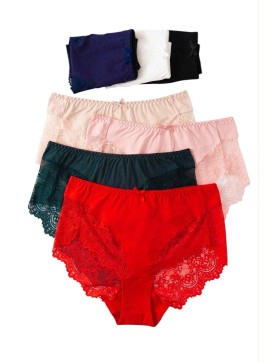 Majtki damskie z koronami XL-3XL WNMC90791