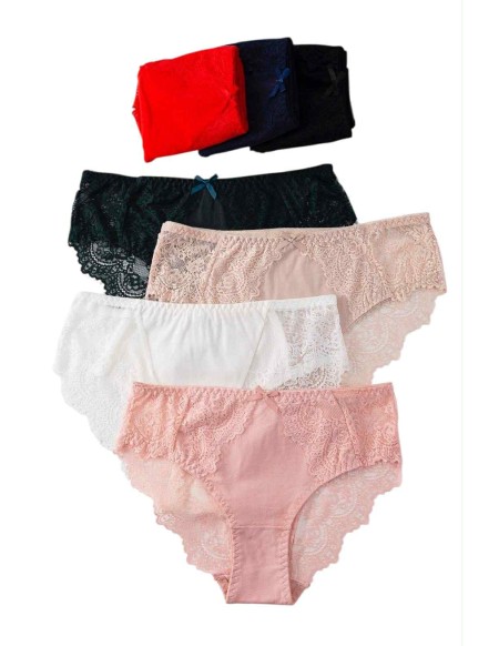 Majtki damskie z koronami M-2XL WNWC90789