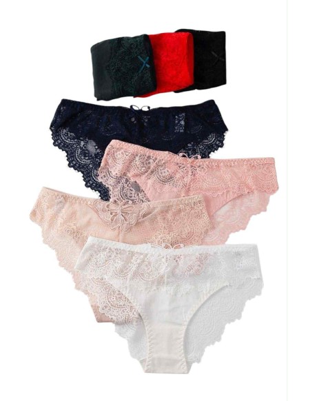 Majtki damskie z koronami S-XL WNSC90787