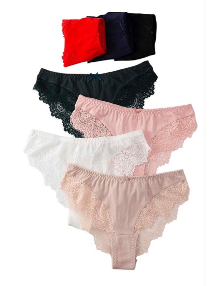 Majtki damskie z koronami S-L WNSC90783