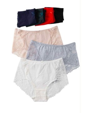 Majtki damskie z koronami XL-3XL WNMC90745