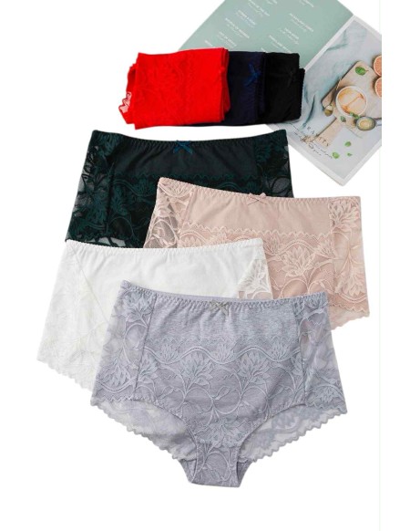 Majtki damskie z koronami 3XL-5XL WNMC90747