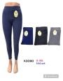Leginsy Damskie Bawełniane Wysoki stan S-3XL K3080