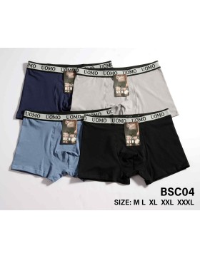Bokserki męskie bawełniane M-3XL BSC04