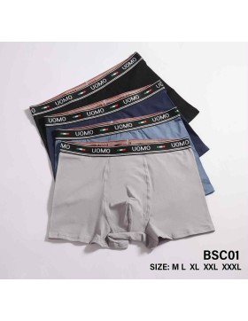 Bokserki męskie bawełniane M-3XL BSC01