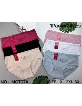 Majtki damskie bawełniane  XL-3XL MCT07