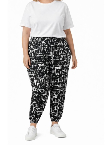 Luźne Spodnie Damskie Alladynki  Plus Size L–6XL B002