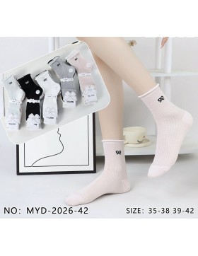 Skarpety Damskie Bezuciskowe Bawełniane MYD-2026-42