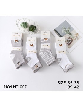 Skarpety Damskie zwykły Bawełniane LNT-007