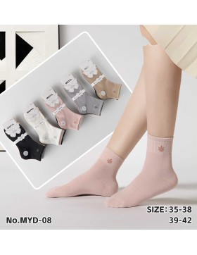 Skarpety Damskie zwykły Bawełniane MYD-008