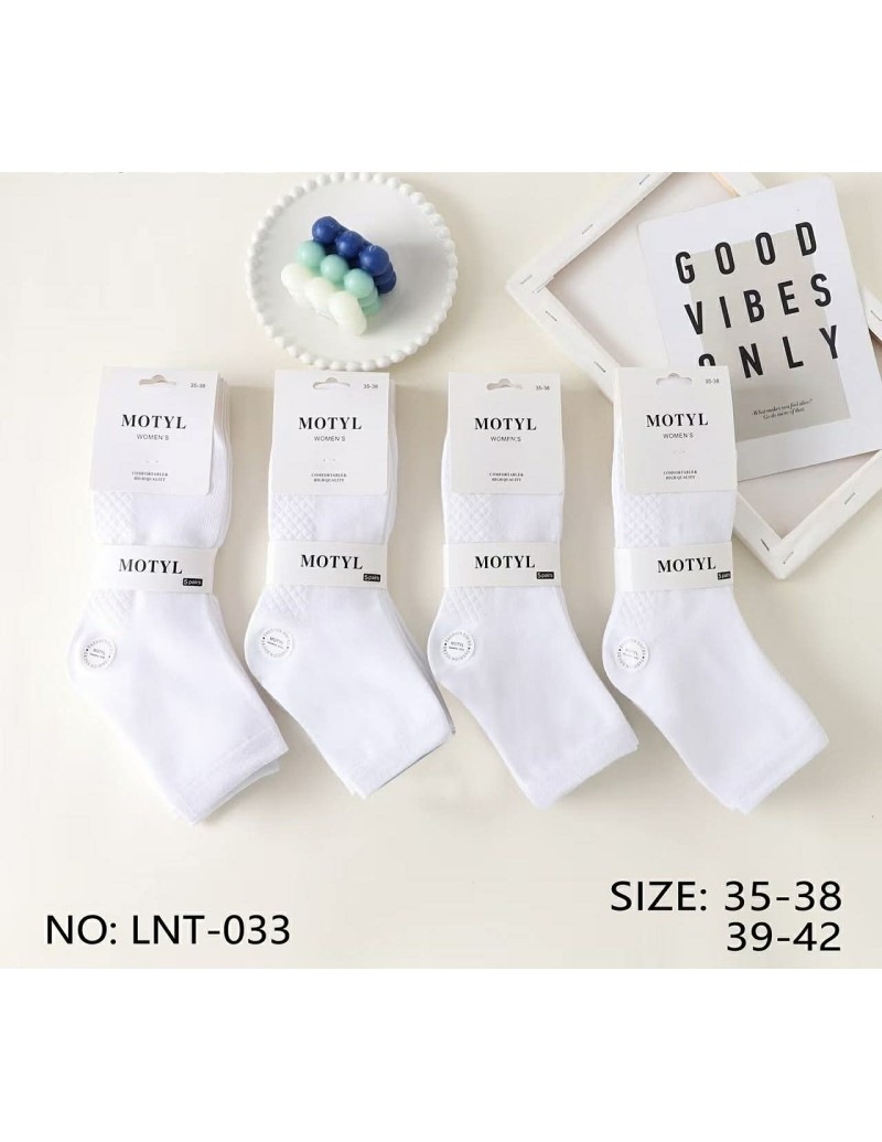 Skarpety Damskie zwykły Bawełniane LNT-033