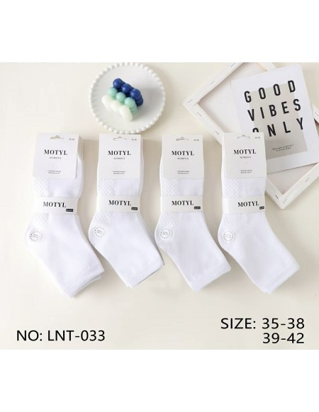 Skarpety Damskie zwykły Bawełniane LNT-033