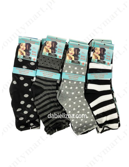 Skarpety Damskie Bezuciskowe DD01