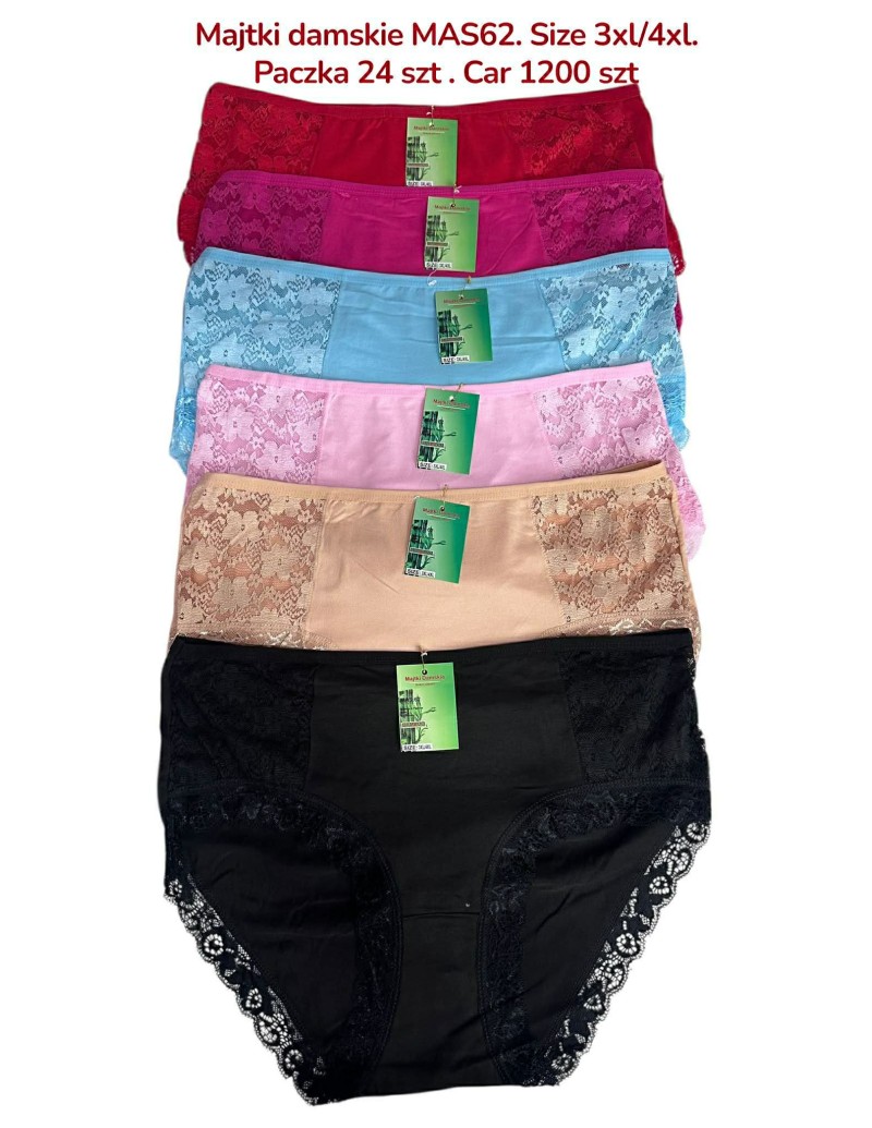 Majtki Damskie Wysoki Stan 3xl/4xl MAS62