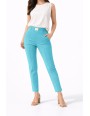 Spodnie Damskie Slim Fit Streczowe z Wysokim Stanem Plus Size L–7XL