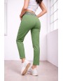 Spodnie Damskie Streczowe Plus Size z Paskiem  L–7XL KC009
